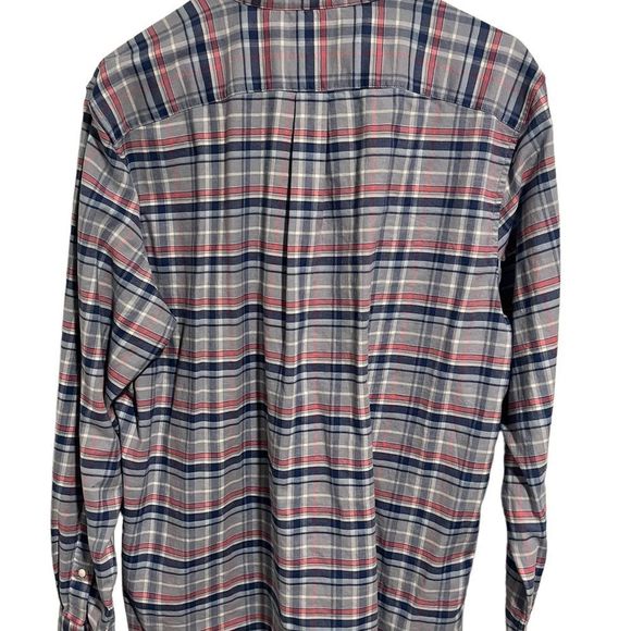 (Sold)VINEYARD VINES NWT Mens Slim Longshore Flannel Button Down Shirt, L - Picture 8 of 8